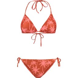 Shiwi Maat 36 LIZ bikini set VACATION PALM - spice route brown
