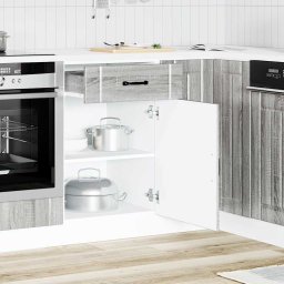 vidaXL Onderkast Lucca bewerkt hout grijs sonoma eikenkleur