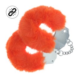 Ouch! by Shots Zware Fluffy Handboeien - Oranje