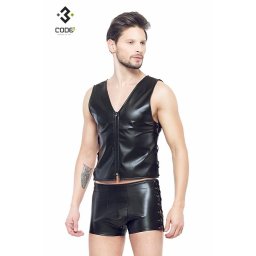 * Code8 by XXX COLLECTION Eco-leder gilet (XS-S)