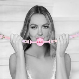 Ouch! by Shots Paris Collectie - Siliconen Ball Gag - Roze