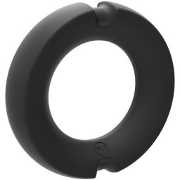 Doc Johnson De Paradox - Silicone/Metalen Cockring - 50mm - Zwart