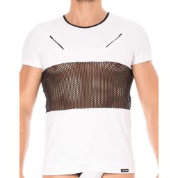 * LOOK ME Heren Shirt in combinatie met mesh