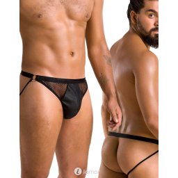 * PASSION MENSWEAR Zwarte Heren Jock Strap, PA034