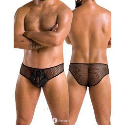 * PASSION MENSWEAR Zwarte Heren slip, PA035