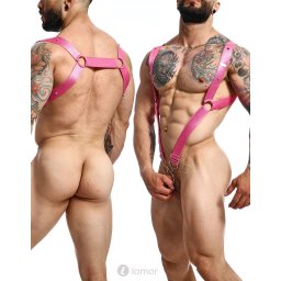 * MOB Eroticwear Roze Heren Harnas, MOB81282