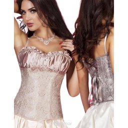* CHILIROSE Brokaat Korset in Beige, CR3669