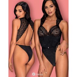 * OBSESSIVE Zwarte kanten body Elisetta
