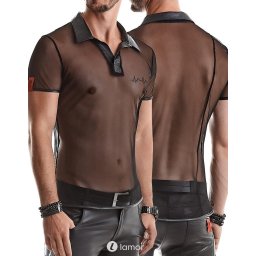 * RFP Tule heren Shirt met wetlook, Roberto001