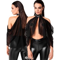 * NOIR handmade Tule Bolero, F349
