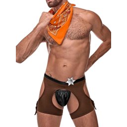 Male Power Stugge Cowboy Kostuum - XL