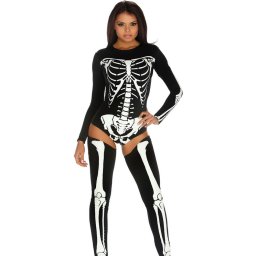 Forplay Slecht tot op het Bot - Sexy Skelet Kostuum - XS/S