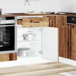 vidaXL Onderkast Lucca bewerkt hout oud houtkleurig