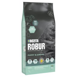 12kg Bozita Robur Puppy & Junior droogvoer met kip