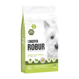 Dubbelpak: 2x7,5kg Bozita Robur Adult Small Breed Sensitive Lamb droogvoer voor honden