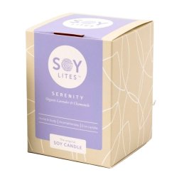 Soylites Soycandle Serenity - Organic Lavender & Chamomile