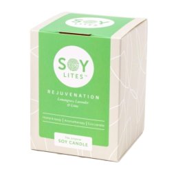 Soylites Soycandle Rejuvenation - Lemongrass, Lavender & Lime