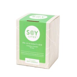 Soylites Soycandle Rejuvenation - Lemongrass, Lavender & Lime