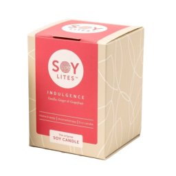 Soylites Soycandle Indulgence - Vanilla, Ginger & Grapefruit