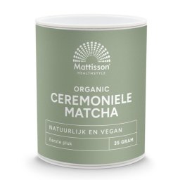 Mattisson HealthStyle Ceremoniële Matcha Poeder