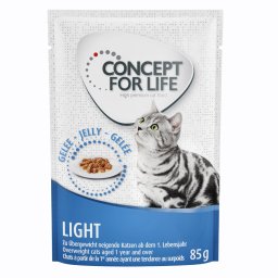 12x85g Light Adult Light in Gelei Concept for Life Kattenvoer