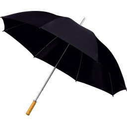 Impliva Grote Golfparaplu - Double Ribs - Zwart