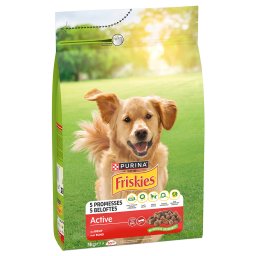Purina Friskies VitaFit Adult Hond Active met Rund Hondenvoer - Dubbelpak: 2 x 3 kg