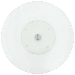 vidaXL Serveerbord draaiend 60 cm gehard glas transparant