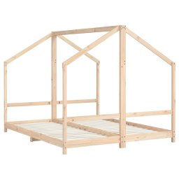vidaXL Kinderbedframe 2x(80x200) cm massief grenenhout