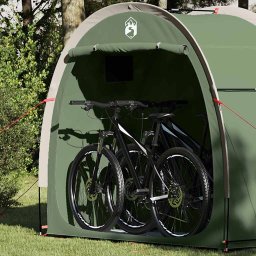 vidaXL Fietstent 210 x 90 x 174 cm Waterdicht Groen