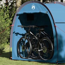 vidaXL Fietstent 210 x 90 x 174 cm Waterdicht Blauw