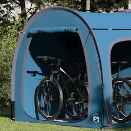 vidaXL Fietstent 210 x 156 x 180 cm Waterdicht Blauw