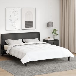 vidaXL Winter Dekbed 200 x 240 cm Winter Veren Wit Ademend