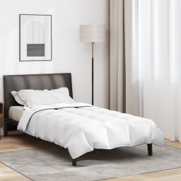 vidaXL Winter Dekbed 140 x 220 cm Winter Veren Wit Ademend