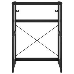 vidaXL Wastafelframe 59x38x83 cm ijzer zwart