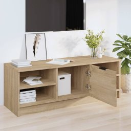 vidaXL Tv-meubel 102x35,5x36,5 cm bewerkt hout sonoma eikenkleurig