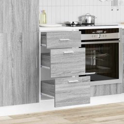 vidaXL Onderkast Lyon 40x46x81,5 cm bewerkt hout grijs sonoma eikenkleurig