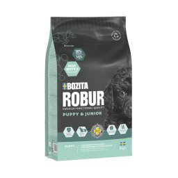 3kg Bozita Robur Puppy & Junior droogvoer met kip