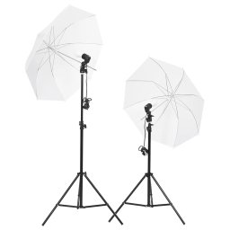 vidaXL Fotostudioset met verlichtingsset, achtergrond en reflector