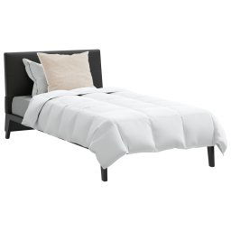 vidaXL Dekbed Anders met kussen 2 pcs Wit Dons