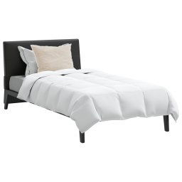 vidaXL Dekbed Anders met kussen 2 pcs Wit Dons