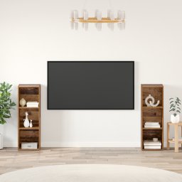 vidaXL Tv-meubelset 2 st Oud Hout Bewerkt hout