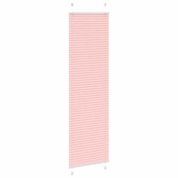 vidaXL Plissé rolgordijn 65x200 cm stofbreedte 64,4 cm polyester roze