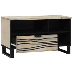 vidaXL TV Eenheden 80 x 33 x 46 cm Wit Bewerkt hout