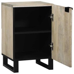 vidaXL Badkamertenk te kast Wit 38 x 33 x 58 cm Bewerkt hout