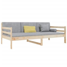vidaXL Slaapbank zonder matras 90x190 cm massief grenenhout
