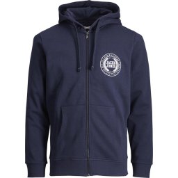 JACK&JONES Maat M JJFLOCKER SWEAT ZIP HOOD Heren Vest