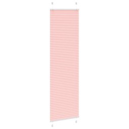 vidaXL Plissé rolgordijn 60x200 cm stofbreedte 59,4 cm polyester roze
