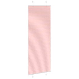 vidaXL Plissé rolgordijn 70x200 cm stofbreedte 69,4 cm polyester roze