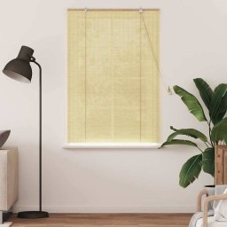 vidaXL Rolgordijn Natuur 100 x 160 cm Bamboe